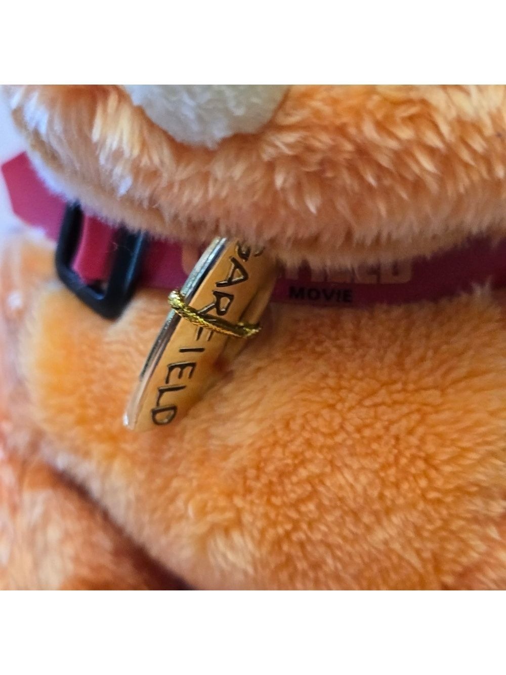 Vintage 2004 Garfield Plush Toy with Collar - Picture 3 of 10